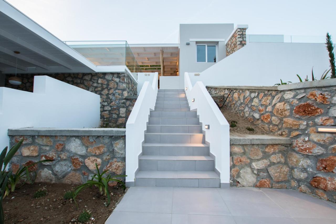 Theros Luxury Villas Damatria 外观 照片