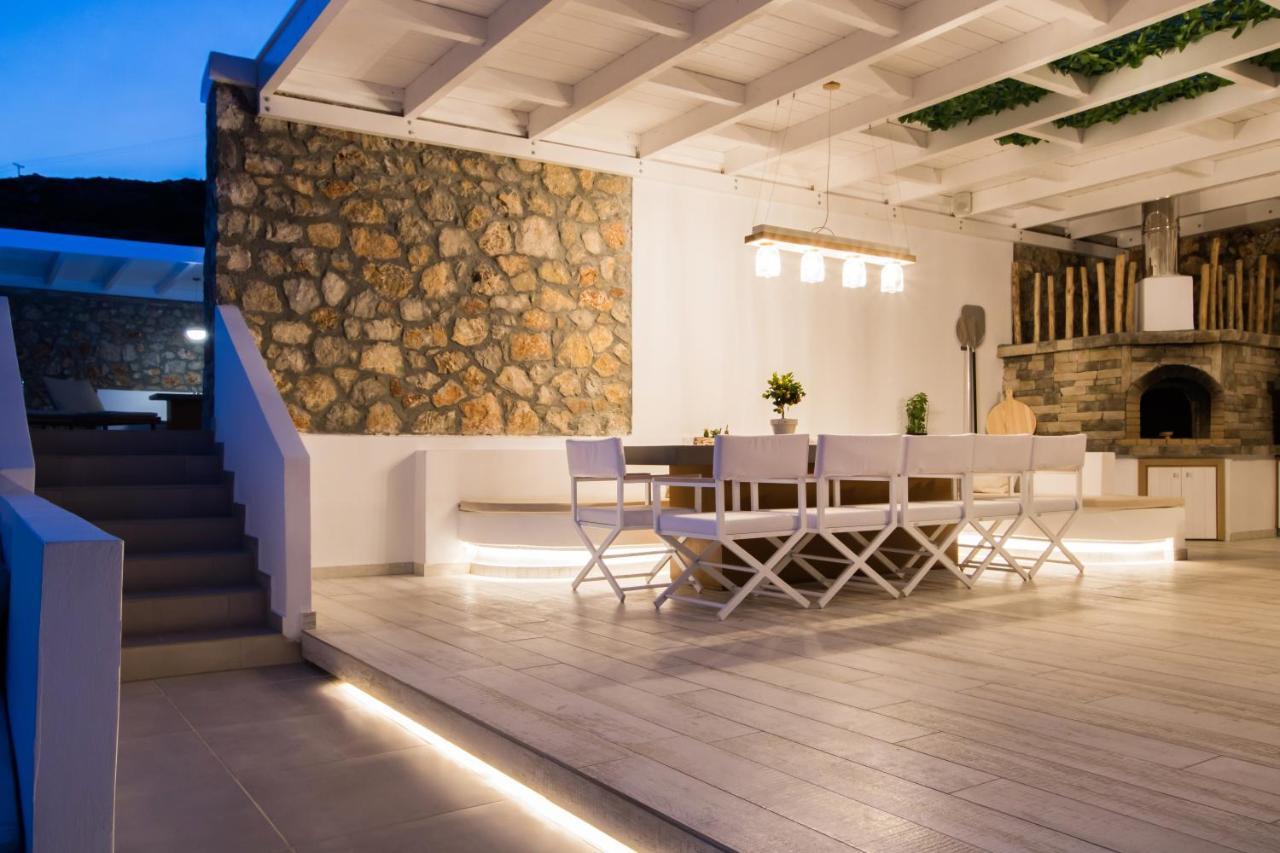 Theros Luxury Villas Damatria 外观 照片