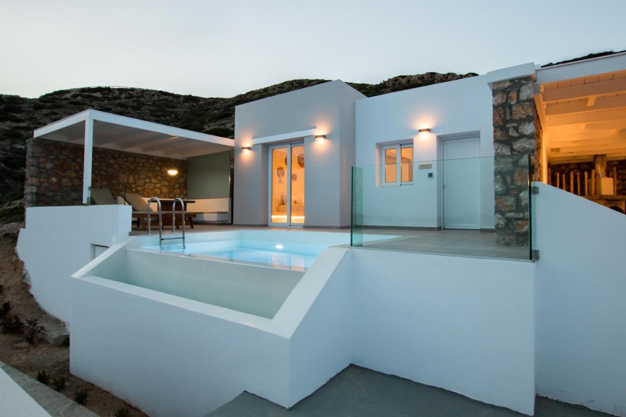Theros Luxury Villas Damatria 外观 照片