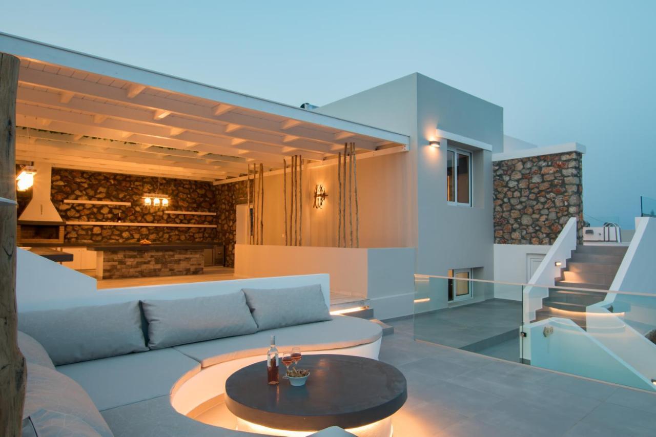 Theros Luxury Villas Damatria 外观 照片